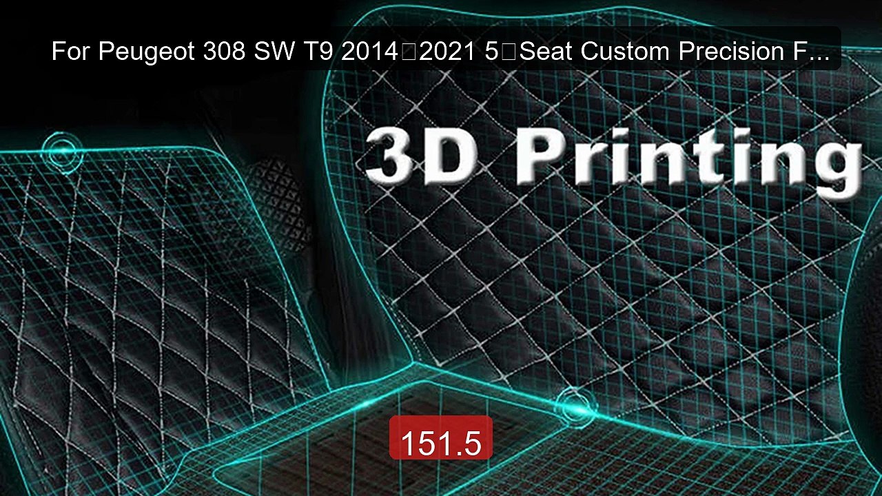 For Peugeot 308 SW T9 2014‑2021 5‑Seat Custom Precision Fit... -- Top Pick 2026 | Unbeatable Price!