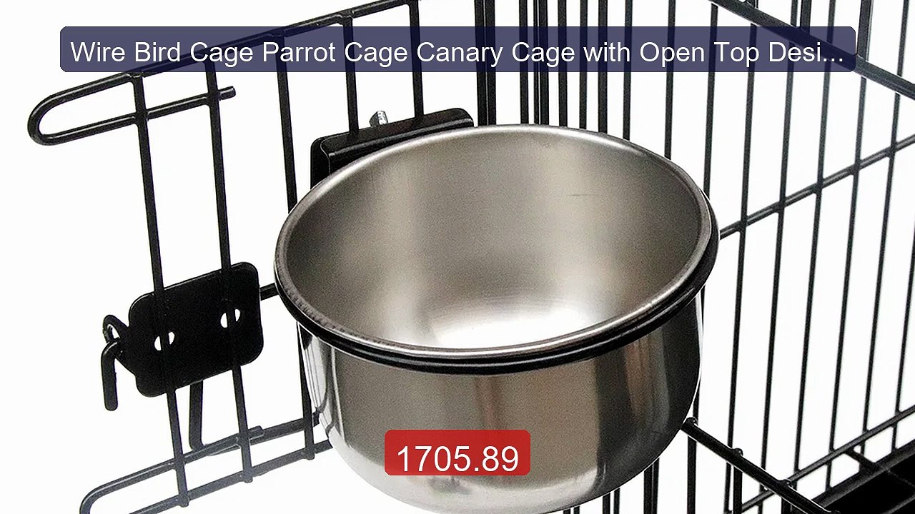 Wire Bird Cage Parrot Cage Canary Cage with Open Top Design for Par... -- Top Rated 2026 | Buy Now!