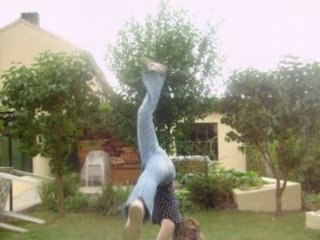 moi majorette essaye des nouvelle figure