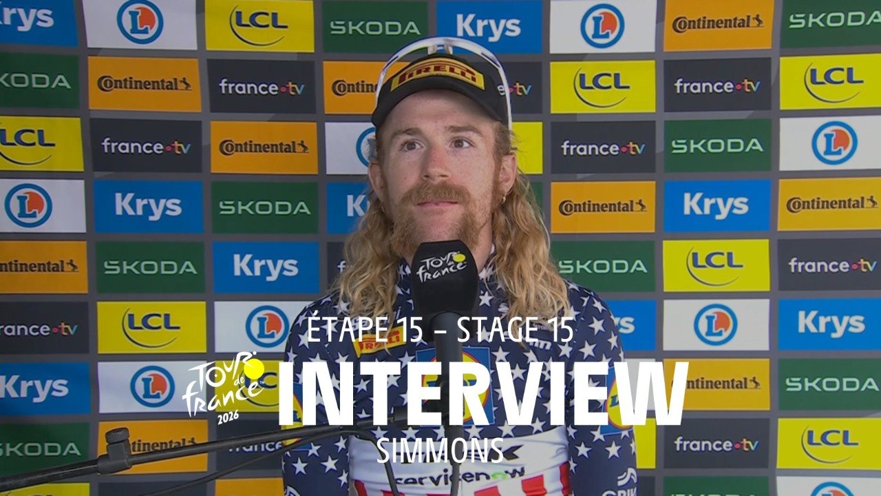 Tour de France 2026 - Stage 15 SimmonsPost-race interview