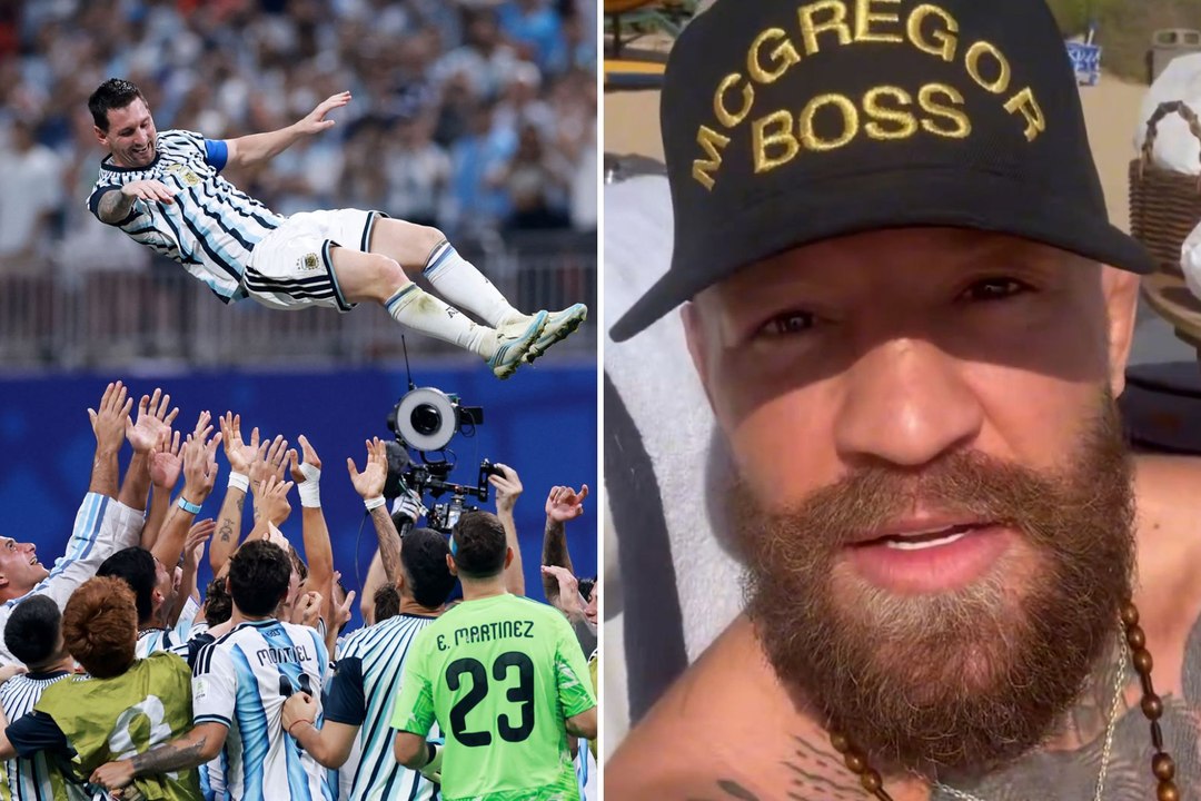 La curiosa razón por la que Conor McGregor apostó $100 mil por Argentina en la final del Mundial
