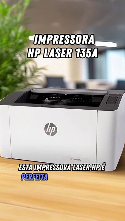 Impressora Multifuncional HP Laser 135A - Laser Monocromática USB | Imprime, Copia e Digitaliza - 110V