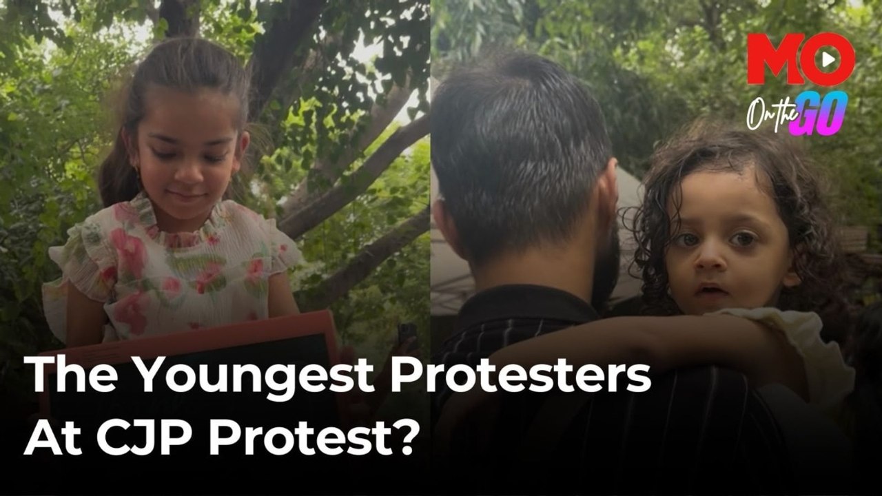 The youngest protesters at CJP protest?