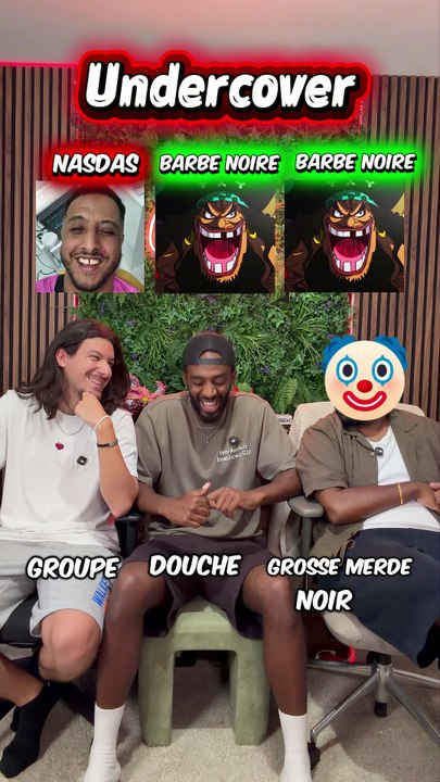 Undercover Barbe noire nasdas