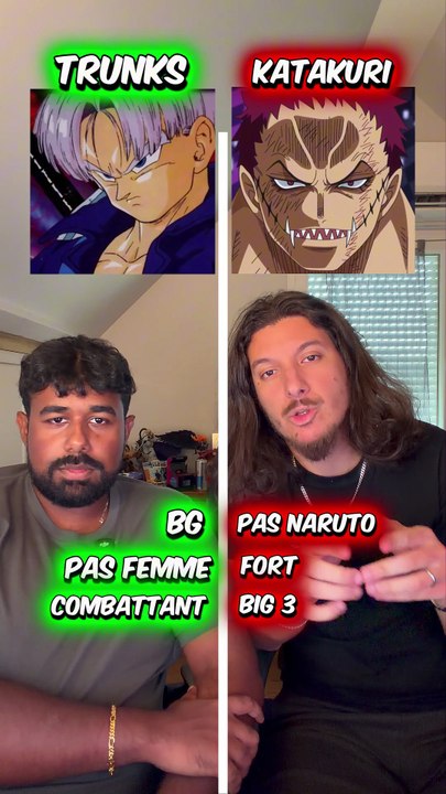 Devine tete trunks Katakuri