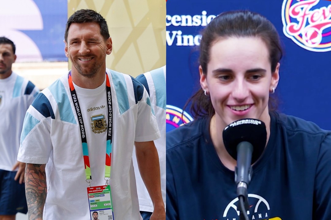 Caitlin Clark elige a su favorito para la final del Mundial y Lionel Messi tiene mucho que ver