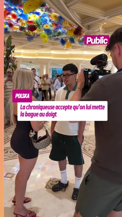 Polska, la chroniqueuse de TBT9, semble avoir accepté une demande en mariage de son ami créateur de contenu Anis