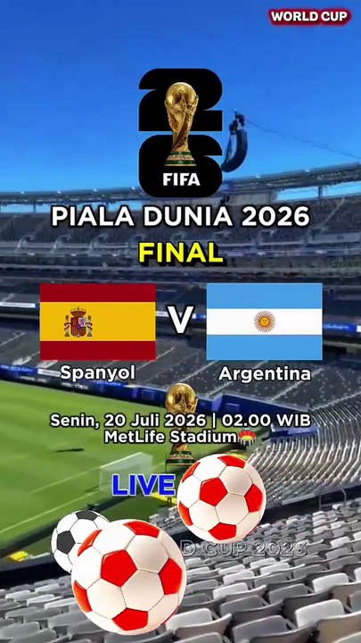 World Cup Final: Argentina vs. Spain