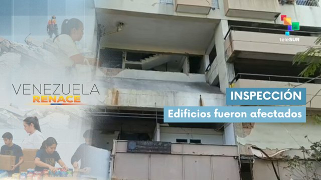Autoridades evalúan edificios afectados en Aragua por los terremotos