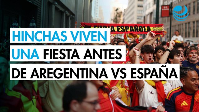 Así vivieron los fans de Argentina y España la Final del Mundial en Nueva York