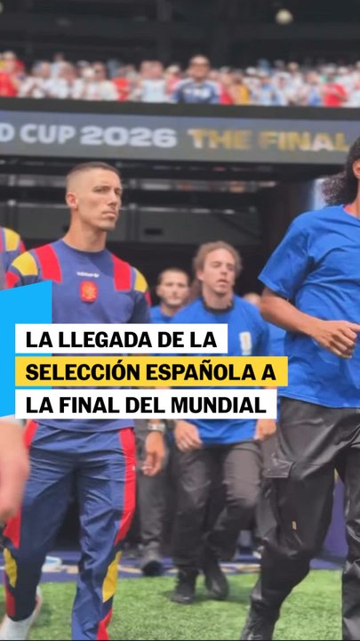 La llegada de La Roja al campo para jugar la final del Mundial