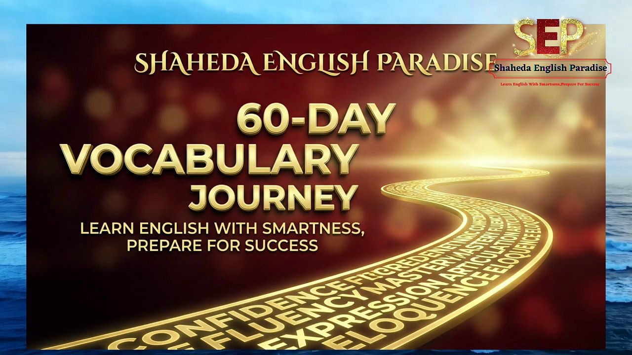 Day 5 | Learn English Vocabulary | Speak English Naturally | 60-Day English Confidence Journey | Shaheda English Paradise - Professional Language Teacher Shaheda Akter Chowdhury