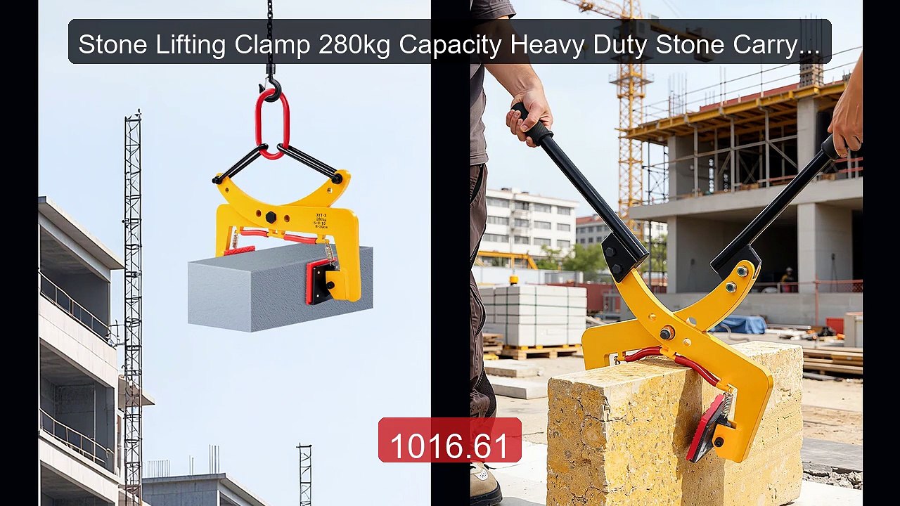 Stone Lifting Clamp 280kg Capacity Heavy Duty Stone Carrying Clamps... -- Top Rated 2026 | Buy Now!