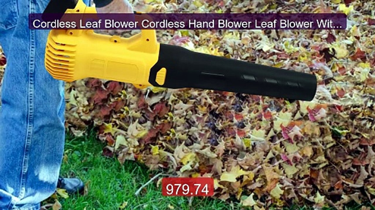 Cordless Leaf Blower Cordless Hand Blower Leaf Blower With 2 B... -- Hot Deal 2026 | Limited Offer!