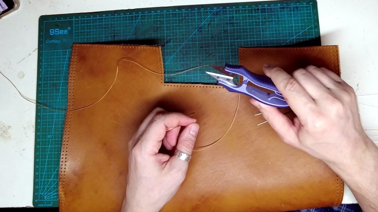 Leather Bag PDF Pattern for Women with Zipper