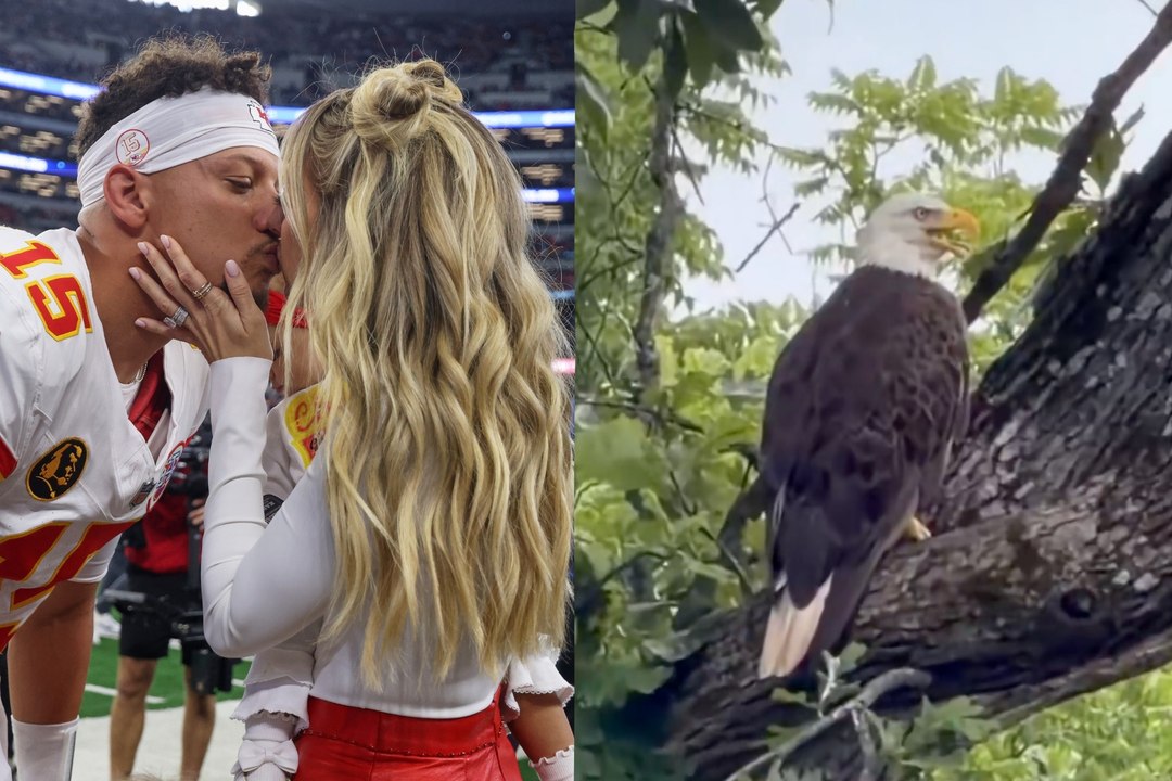 The Eagles invaden la casa de Patrick Mahomes y obligan a su familia a permanecer adentro