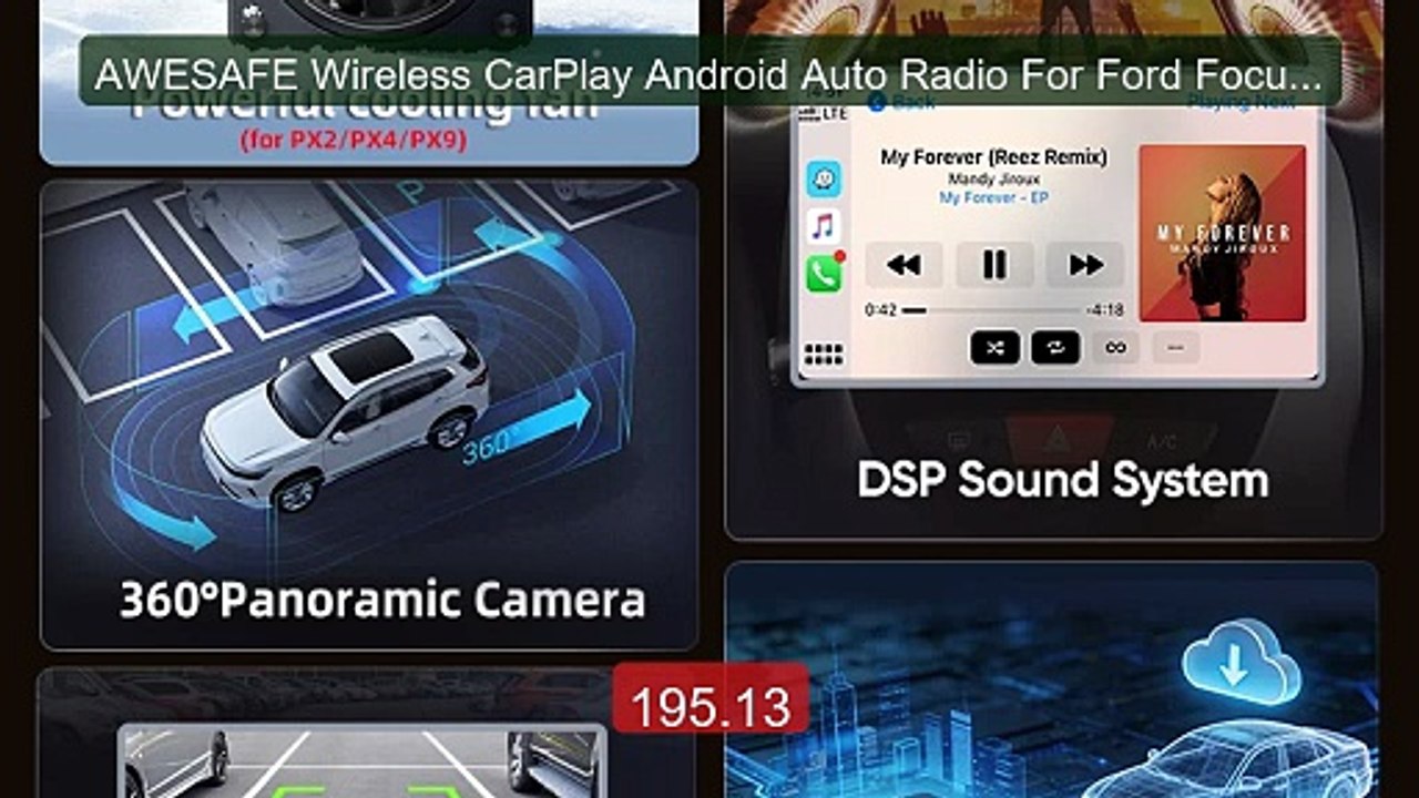 AWESAFE Wireless CarPlay Android Auto Radio For Ford Focus 2 3... -- Hot Deal 2026 | Limited Offer!