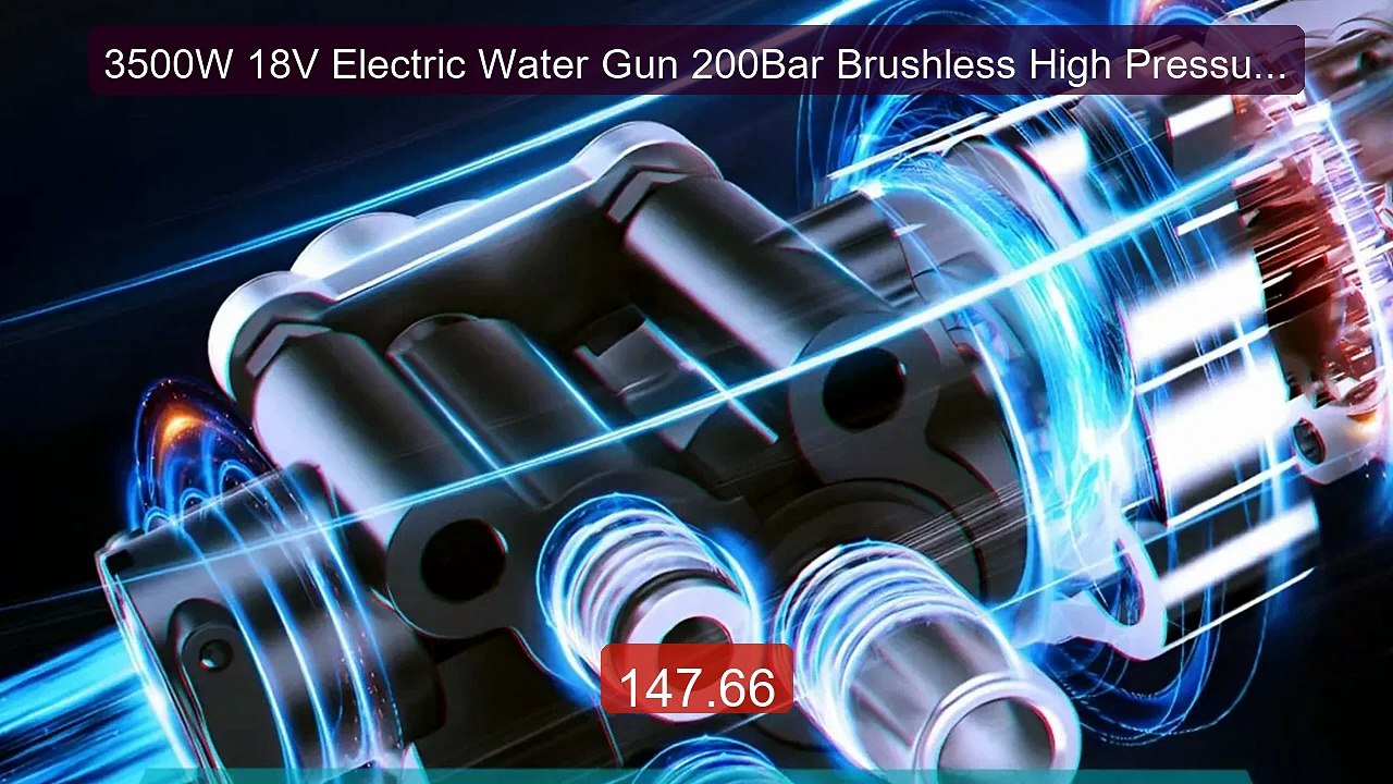 3500W 18V Electric Water Gun 200Bar Brushless High Pressure... -- Top Pick 2026 | Unbeatable Price!