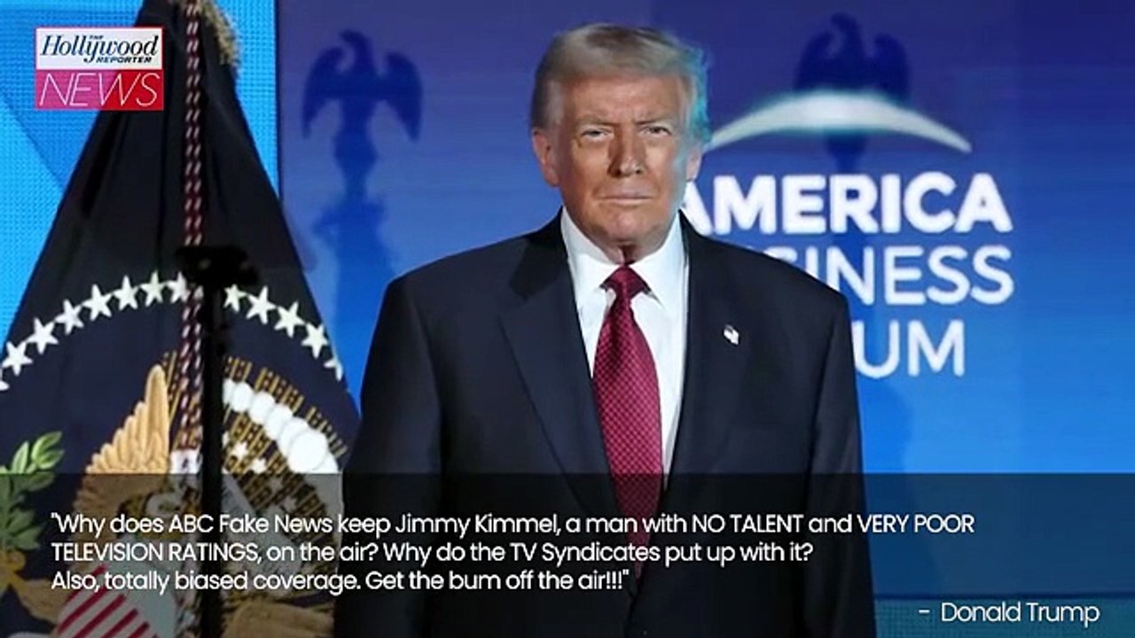 Trump Demands Jimmy Kimmel to Be Fired (Again) | THR News Video [Full Movie]