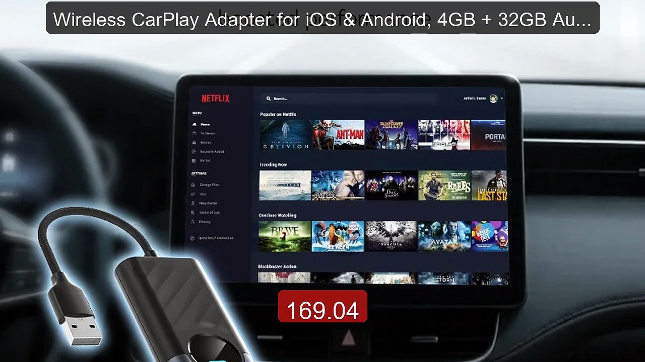 Wireless CarPlay Adapter for iOS & Android, 4GB + 32GB Auto US... -- Best Buy 2026 | Great Quality!