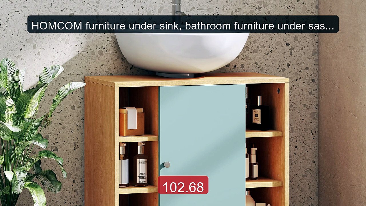 HOMCOM furniture under sink, bathroom furniture under sash ... -- Top Pick 2026 | Unbeatable Price!
