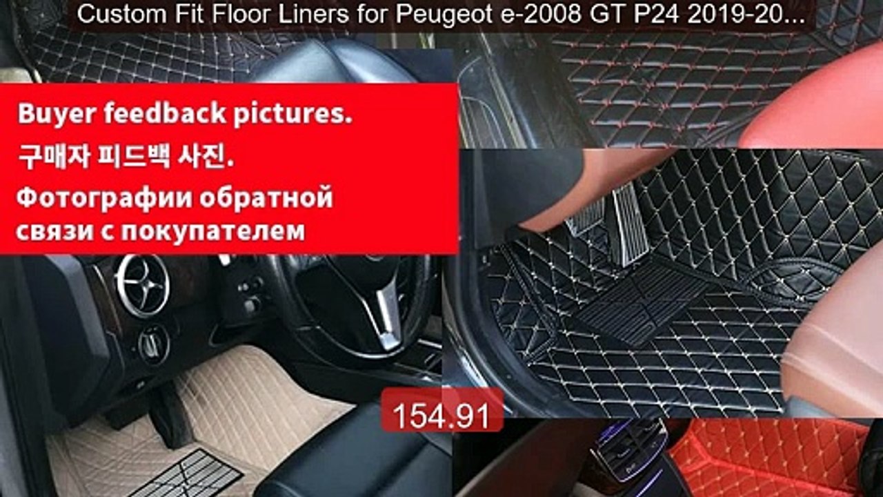 Custom Fit Floor Liners for Peugeot e-2008 GT P24 2019-2024 5se f T... -- Top Rated 2026 | Buy Now!