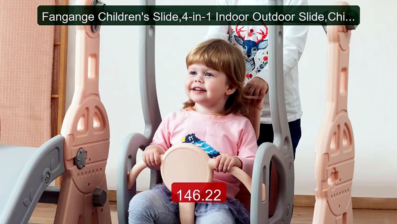 Fangange Children's Slide,4-in-1 Indoor Outdoor Slide,Children's P... -- Best Deal 2026 | Shop Now!