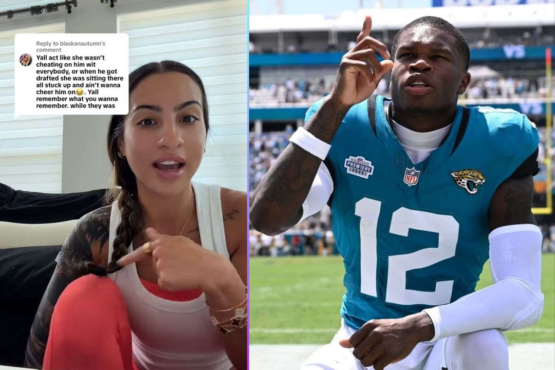 La esposa de Travis Hunter, Leanna Lenee, desmiente los rumores de infidelidad con un video