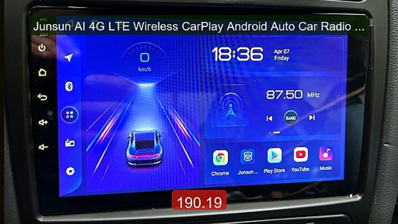 Junsun AI 4G LTE Wireless CarPlay Android Auto Car Radio For ... -- Amazing Value 2026 | Must Have!