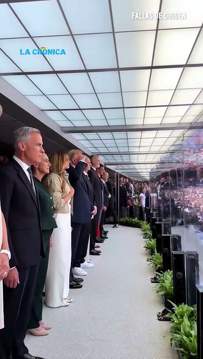 Trump, Sheinbaum y Carney, juntos en la final mundialista