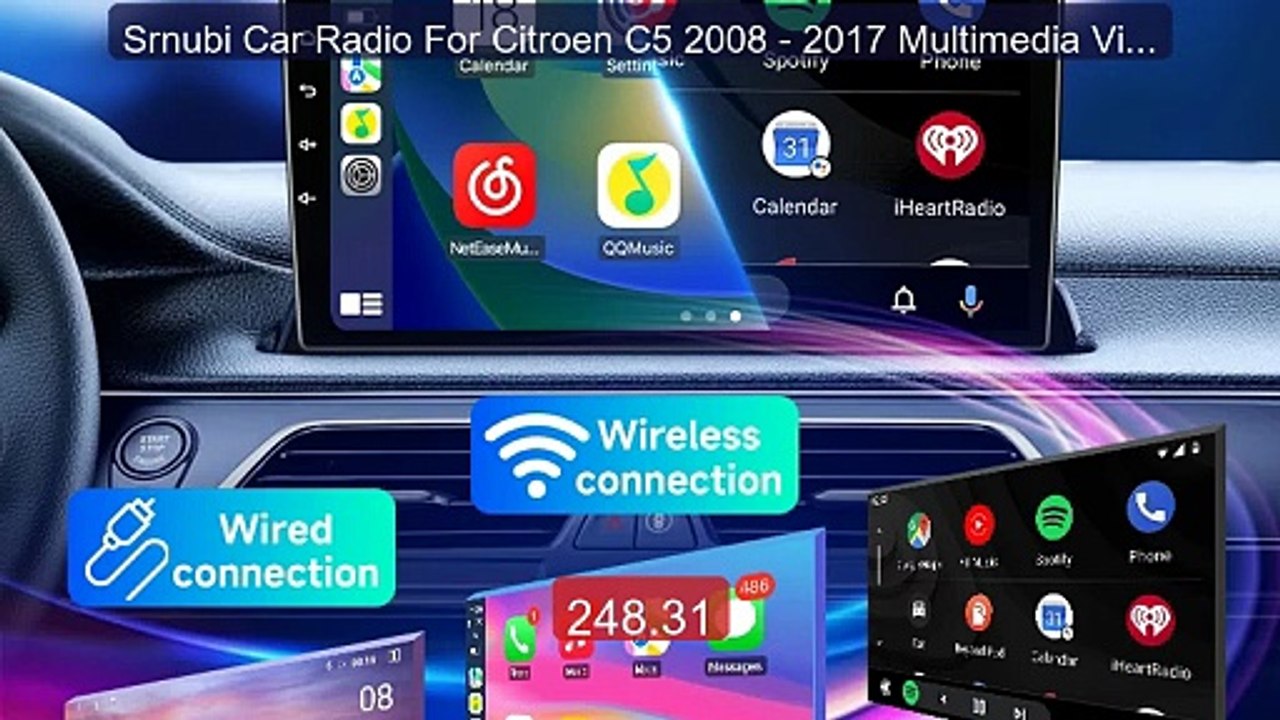 Srnubi Car Radio For Citroen C5 2008 - 2017 Multimedia Vide... -- Top Pick 2026 | Unbeatable Price!