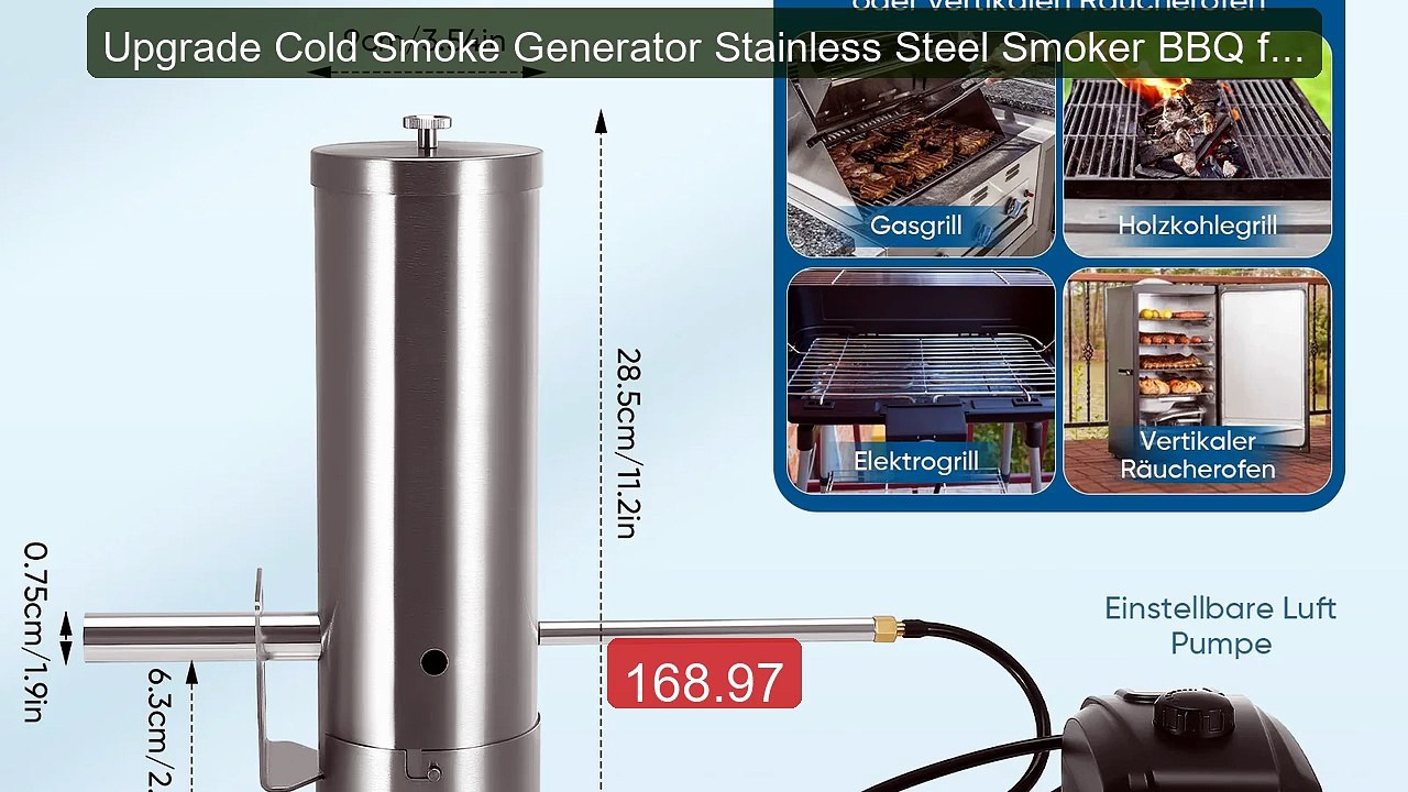 Upgrade Cold Smoke Generator Stainless Steel Smoker BBQ for s... -- Amazing Value 2026 | Must Have!