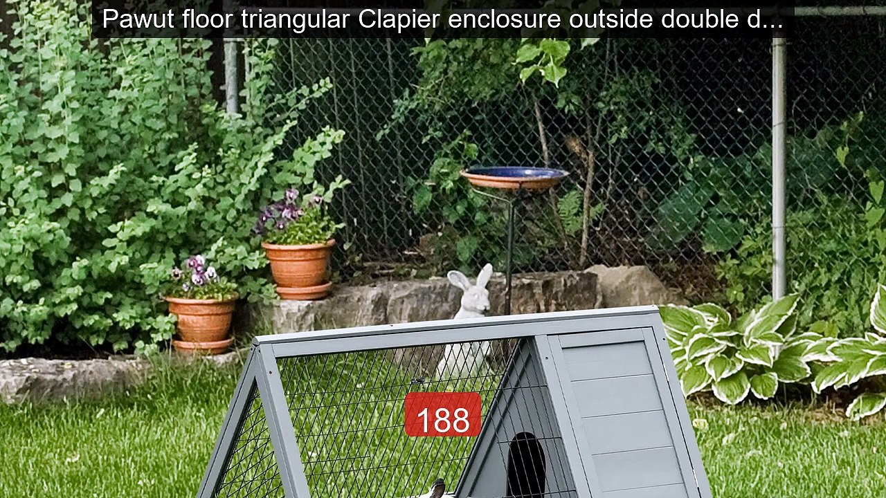 Pawut floor triangular Clapier enclosure outside double door n... -- Hot Deal 2026 | Limited Offer!