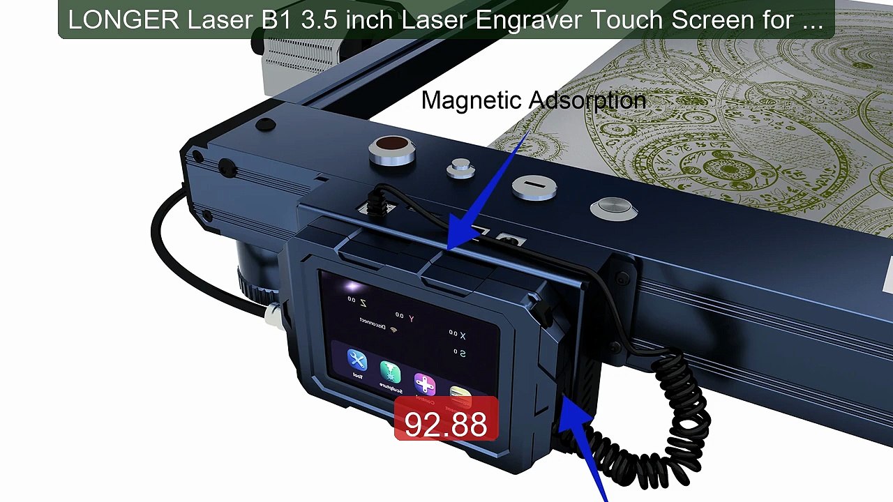 LONGER Laser B1 3.5 inch Laser Engraver Touch Screen for LONGE... -- Best Buy 2026 | Great Quality!