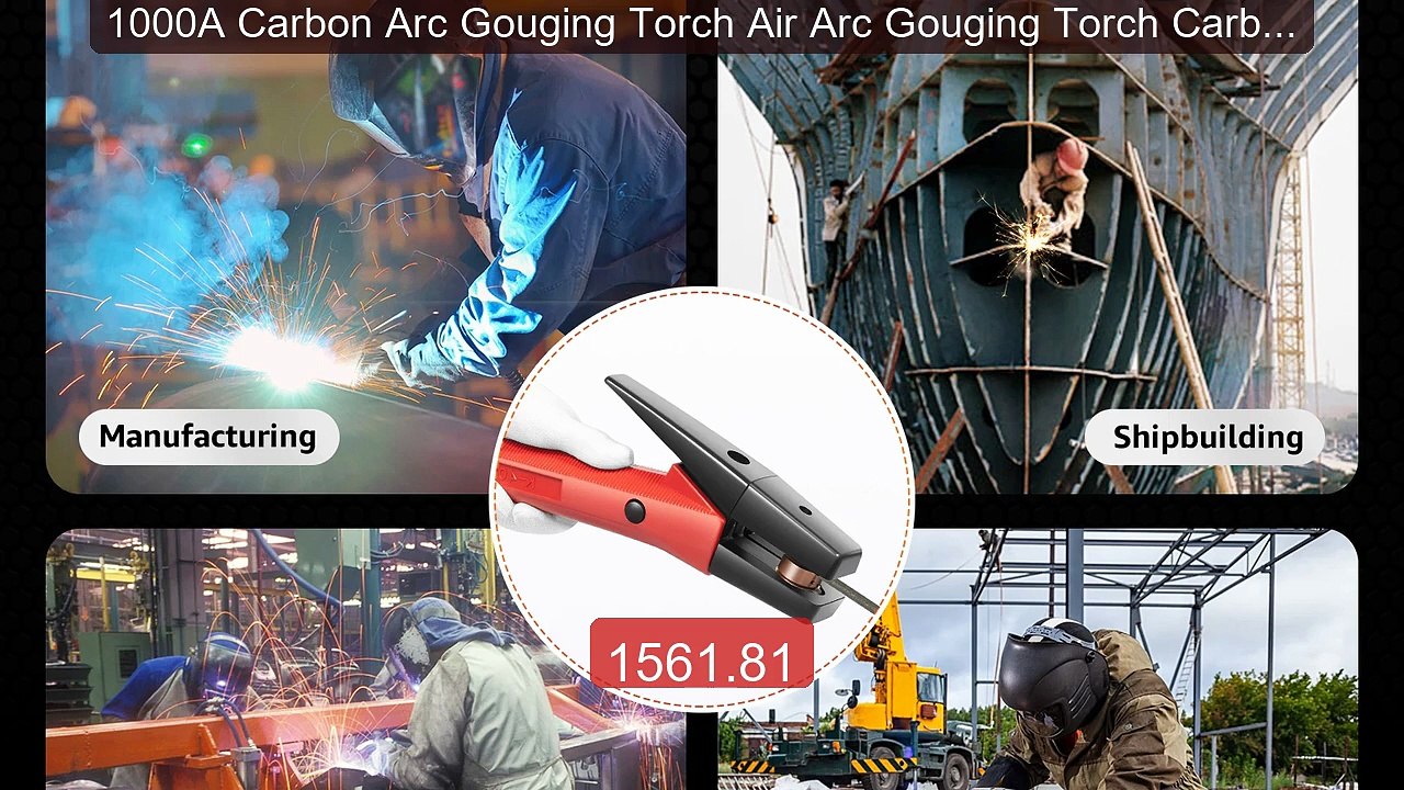1000A Carbon Arc Gouging Torch Air Arc Gouging Torch Carbon Ar... -- Best Buy 2026 | Great Quality!