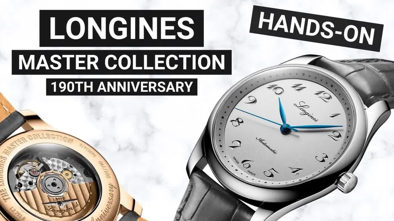 Longines Master Collection 190th Anniversary Watch Close-Up