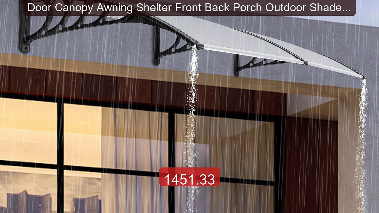 Door Canopy Awning Shelter Front Back Porch Outdoor Shade Pat... -- Amazing Value 2026 | Must Have!