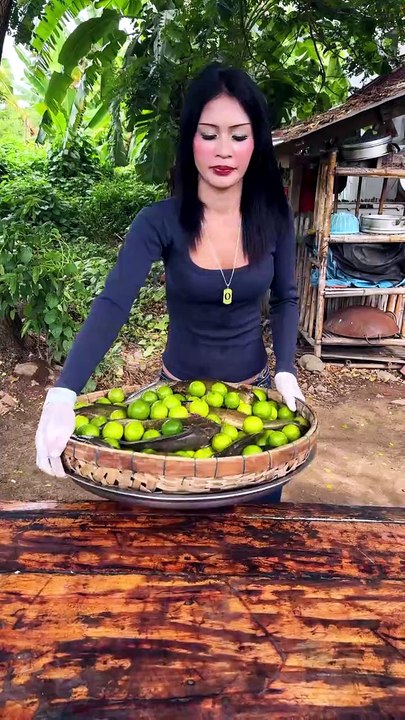 Cooking yummy wash fish with lime deep fried re...