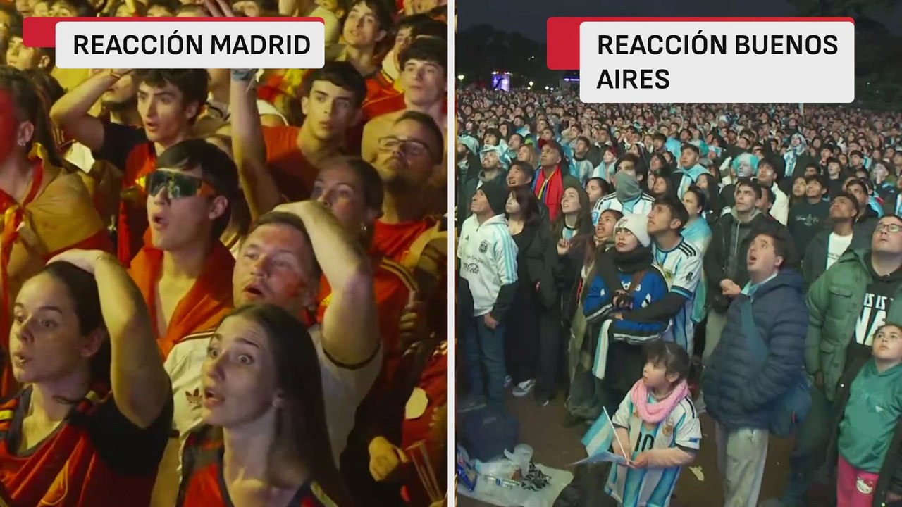 REACCIÓN ESPAÑA y BUENOS AIRES al GOL ANULADO a NICO WILLIAMS