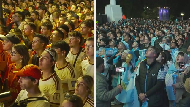 ASÍ fue la DIFERENCIA entre la REACCIÓN de FANS ARGENTINOS y ESPAÑOLES al GOL de FERRAN TORRES