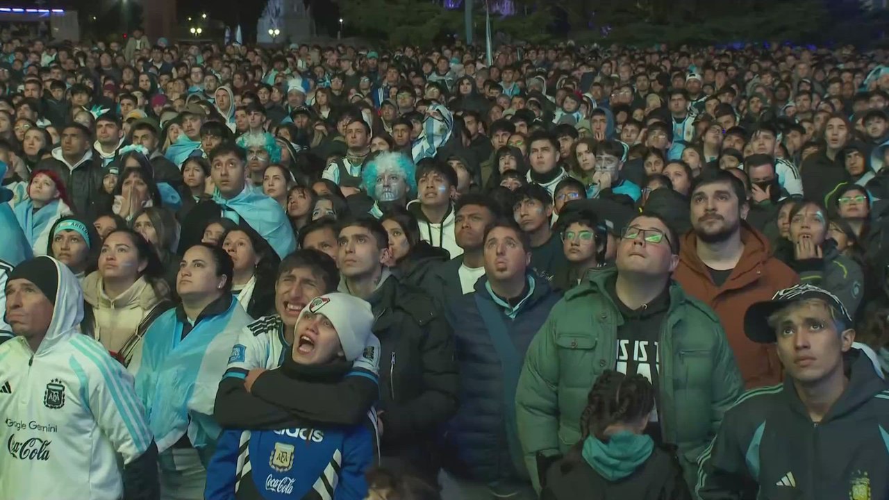 Desolación en Buenos Aires tras consumarse la derrota de Argentina | España 1 - Argentina 0