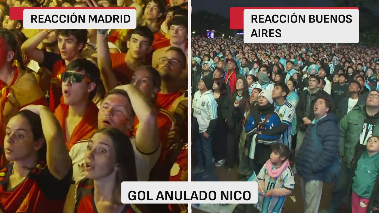 DIFERENCIA REACCIONES ESPAÑA - ARGENTINA