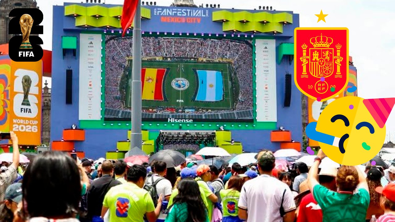 Mundial 2026: El Zócalo se pinta de rojo; España levanta la Copa del Mundo y desata la locura en la CDMX