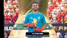 FIFA WORLD CUP SPAIN WINNER GOLD CUP