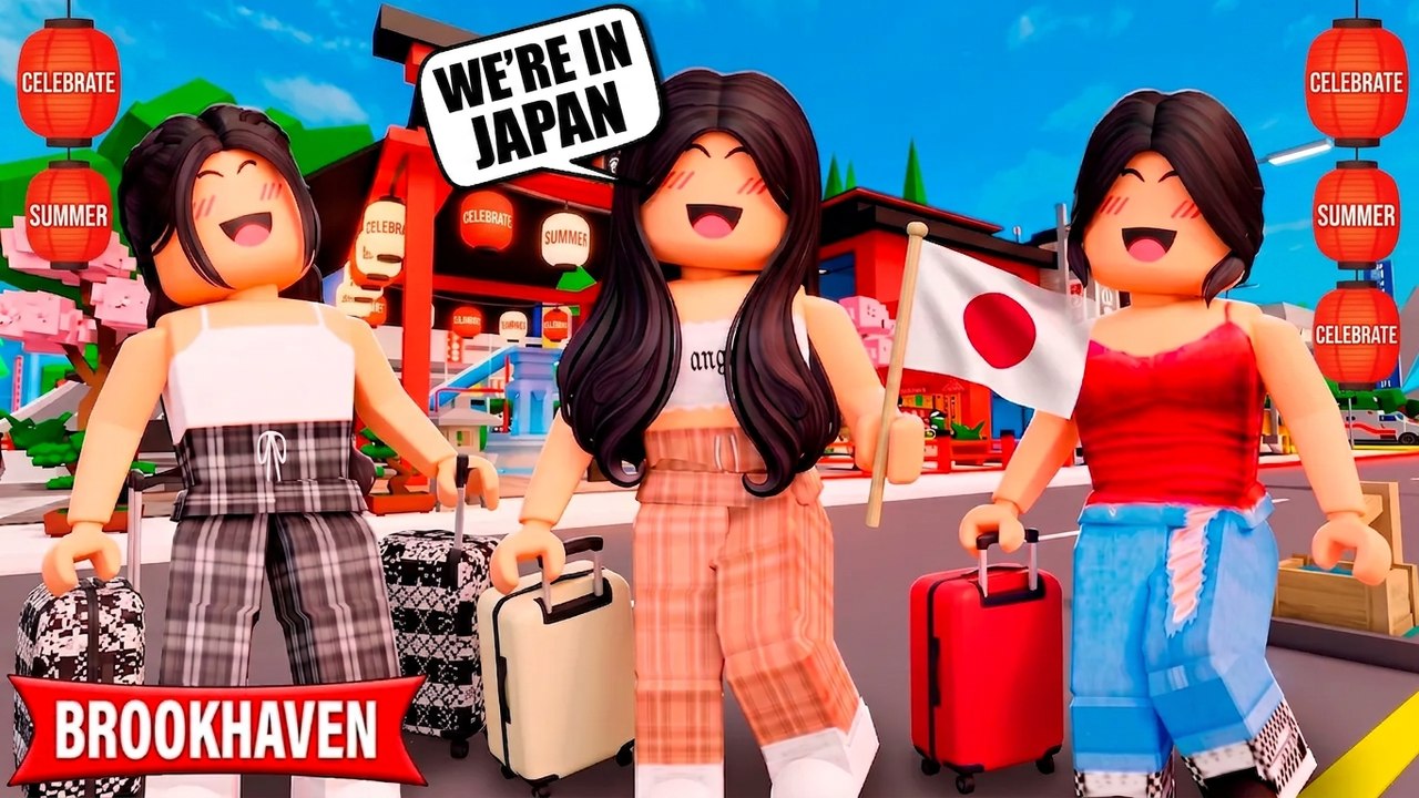 Poor Girls Win a Trip to Japan! | Brookhaven RP Stories | Roblox