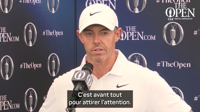 British Open - McIlroy : “DeChambeau ? Il y a beaucoup de cinéma dans ce qu’il fait”