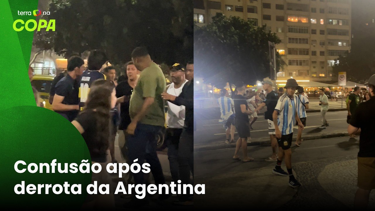Aglomeração de argentinos em Copacabana tem briga e spray de pimenta da PM após título da Espanha