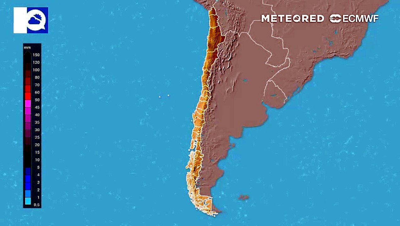Dos frentes traerán lluvias y viento a Chile