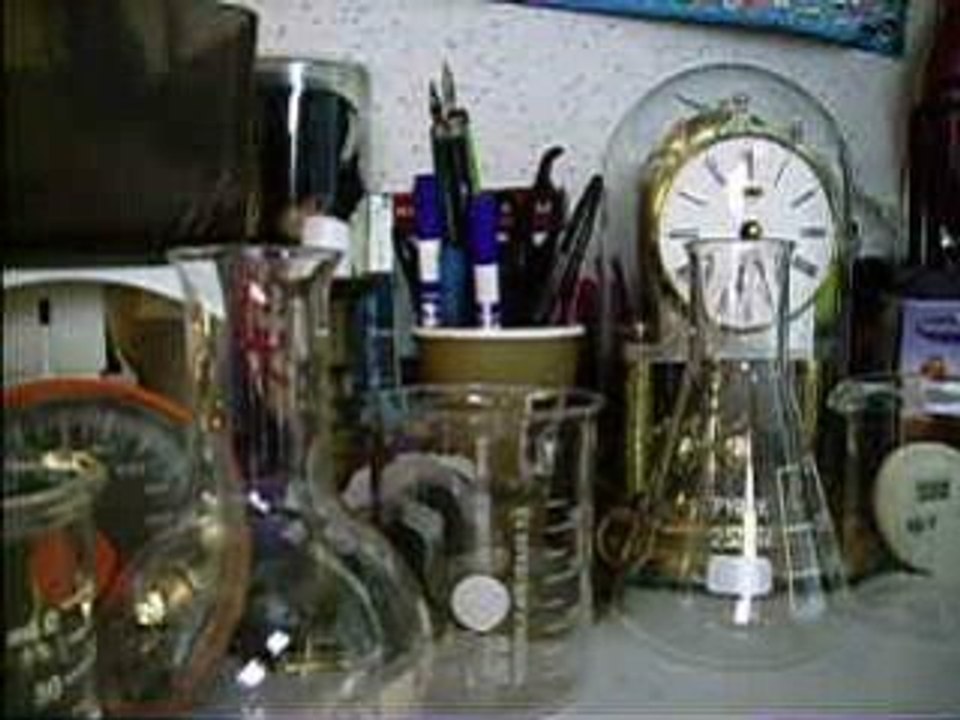 Lignes de forces magnétiques aimant droit épais