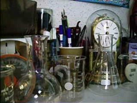 Lignes de forces magnétiques aimant droit épais